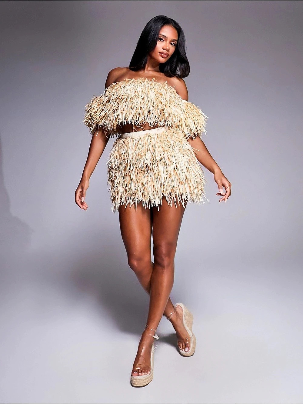 ASOS Raffia Skirt